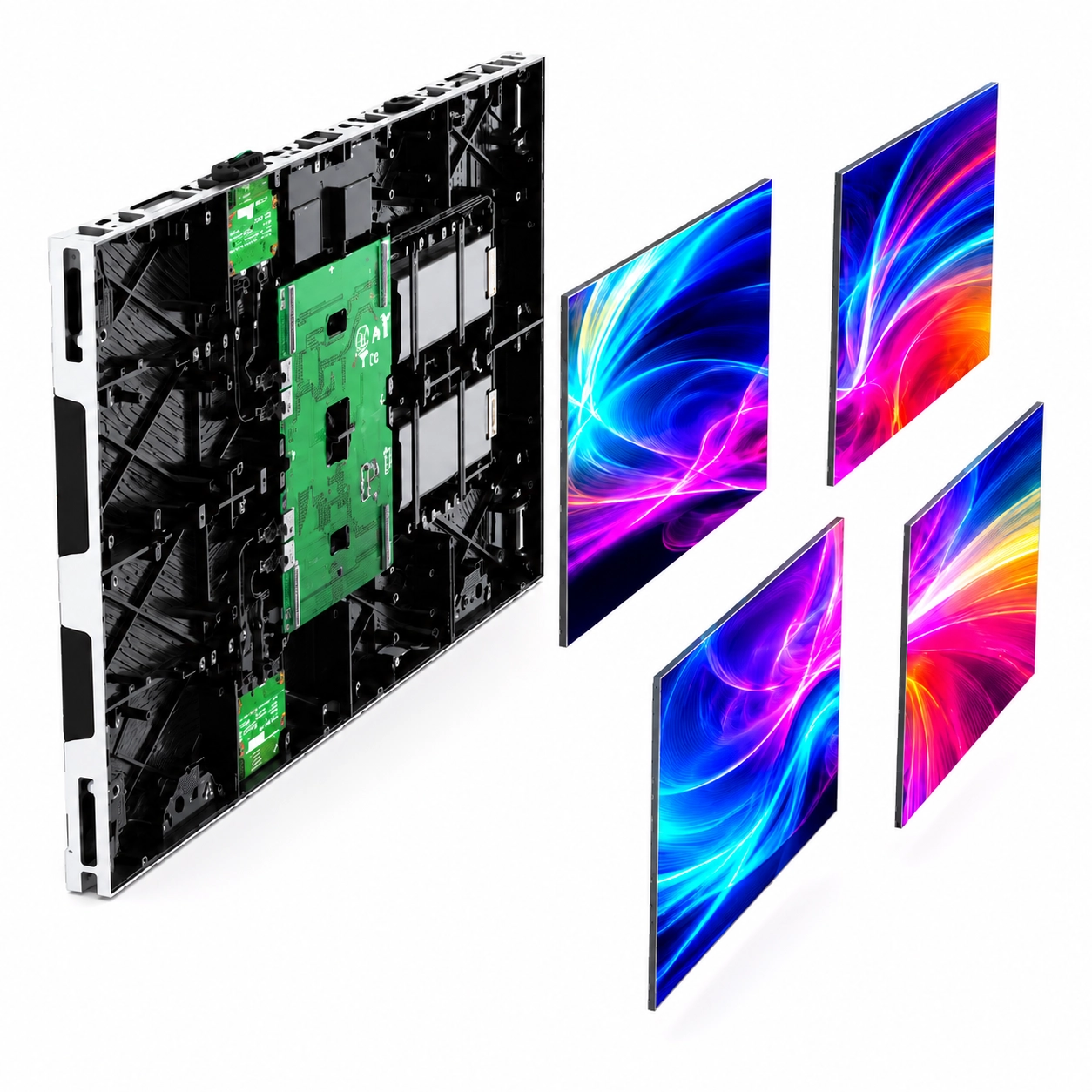 installation-diagram-of-ultra-high-definition-indoor-cob-led-display-screen-3